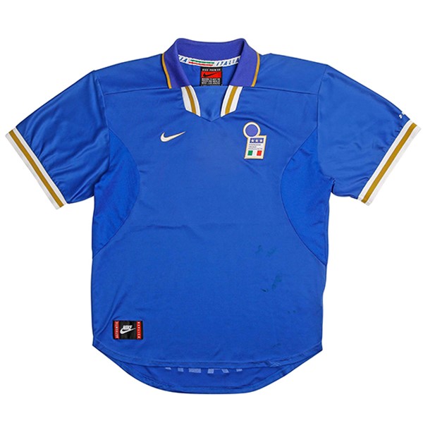 Tailandia Camiseta Italy 1ª Retro 1996 Azul